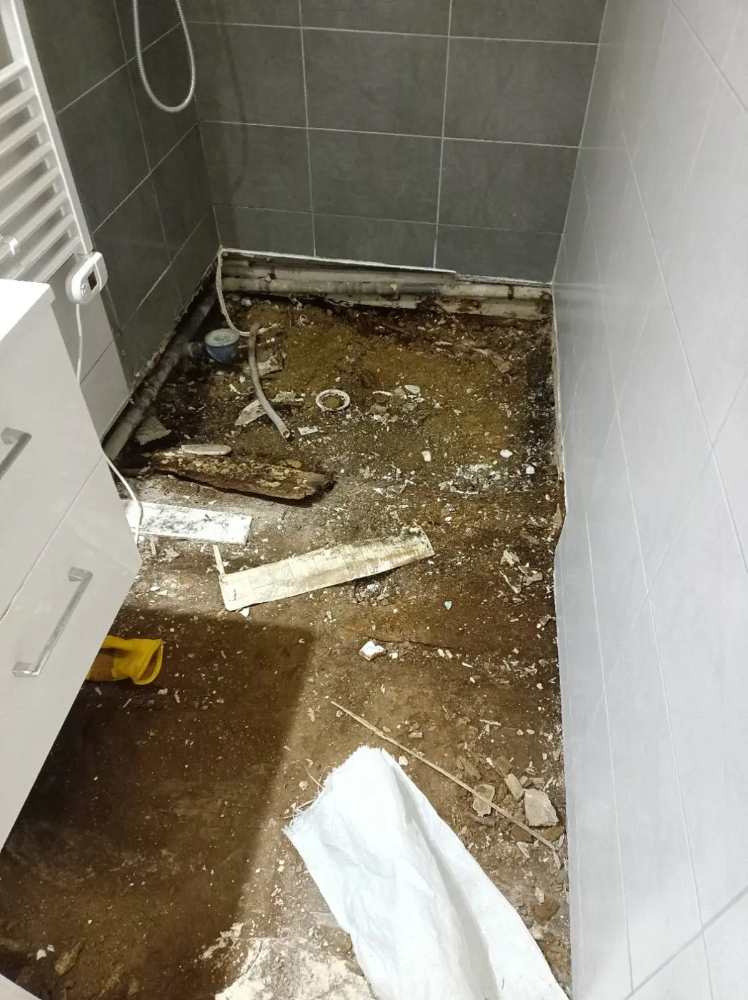 Dépose ciblée de la zone endommagée