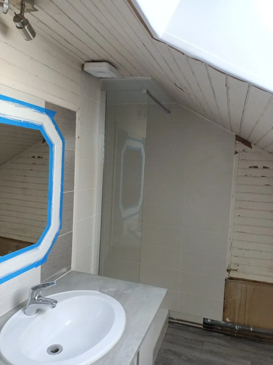 Salle de bain remise en service
