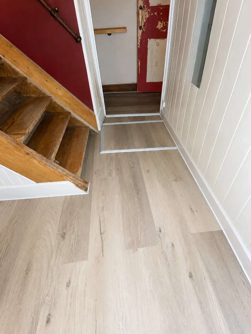 Parquet posé dans une pièce rénovée